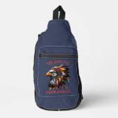 Chef des Indianeradlers Crossbody Bag (Vorderseite)