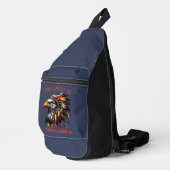 Chef des Indianeradlers Crossbody Bag (Rechte Ecke)