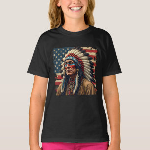 Chef des indischen Amerikanischen Ureinwohners Pat T-Shirt