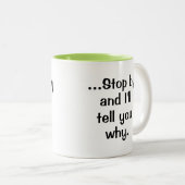 Chef des Insolvenzverwalters Grausames Funny Zitat Zweifarbige Tasse (VorderseiteRechts)