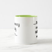 Chef des Insolvenzverwalters Grausames Funny Zitat Zweifarbige Tasse (Mittel)