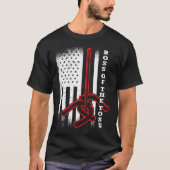 Chef des Toss American USA FLag Horseshoe Pitch T-Shirt (Vorderseite)