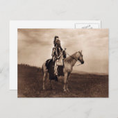 Chef des Vintagen Indischen Krieges Postkarte (Vorne/Hinten)