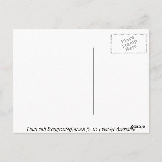 Chef des Vintagen Indischen Krieges Postkarte (Rückseite)