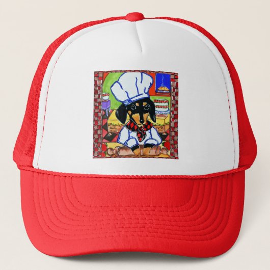 Chef Doxie Truckerkappe (Vorderseite)
