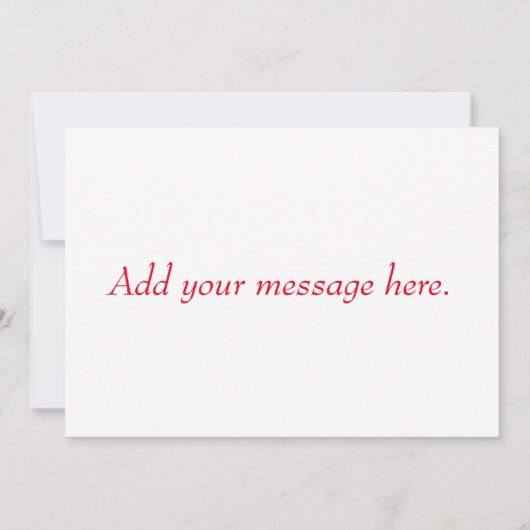 Chef, ein Toast zu dir ein Glas, Einladung (Rückseite)