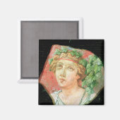 Chef eines Bacchante Magnet (Vorderseite/Rückseite)