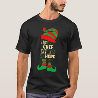 Chef-Elch-Weihnachts-Passende-Familien-Weihnachten T-Shirt