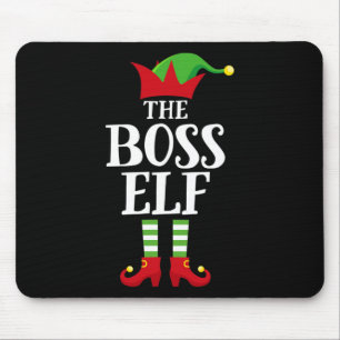 Chef-Elfen-Familie passende Weihnachtsgruppen-Elfe Mousepad