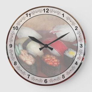 Chef - Essen - Oh, ich hatte gestern Abend Sushi Große Wanduhr