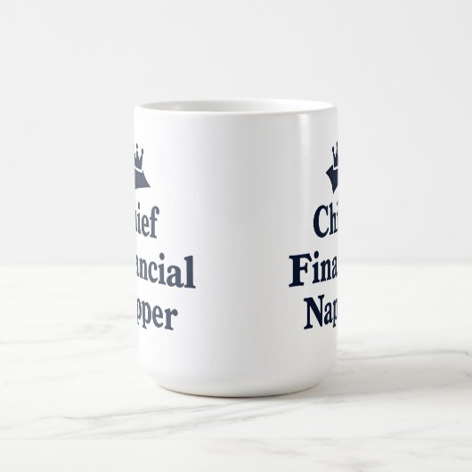 Chef Finanzielle Nickerchen  Kaffeetasse (Mittel)