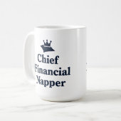 Chef Finanzielle Nickerchen  Kaffeetasse (Vorderseite Links)