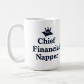Chef Finanzielle Nickerchen  Kaffeetasse (Links)