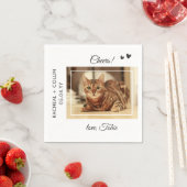 Chef Foto Vorlage Katze Dog Cocktail Pet Serviette (Beispiel)