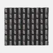 Chef-Frau-Fleece-Decke Fleecedecke (Vorderseite (Horizontal))