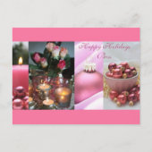 Chef Frohe Weihnachtskarte Feiertagspostkarte (Vorderseite)