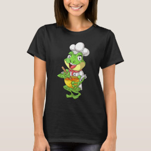 Chef Frosch Kochender Frosch T-Shirt