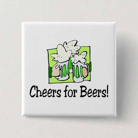 Chef für Bier St Patty Day Button (Vorderseite)