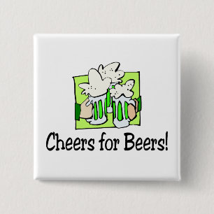 Chef für Bier St Patty Day Button