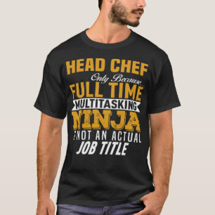 Chef Geburtstagskind lustig kulinarisch T-Shirt