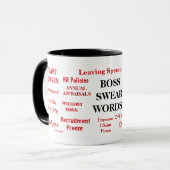 Chef-Geschenk-Tasse - ärgerlicher Witz - Chef Tasse (Vorderseite Links)