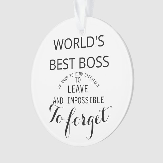 Chef-Geschenk Verzierung der WELT BESTE Ornament (Vorderseite)