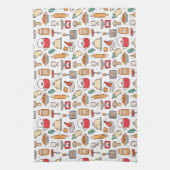 Chef Gift | No One Who Cooks Alone Geschirrtuch (Vertikal)