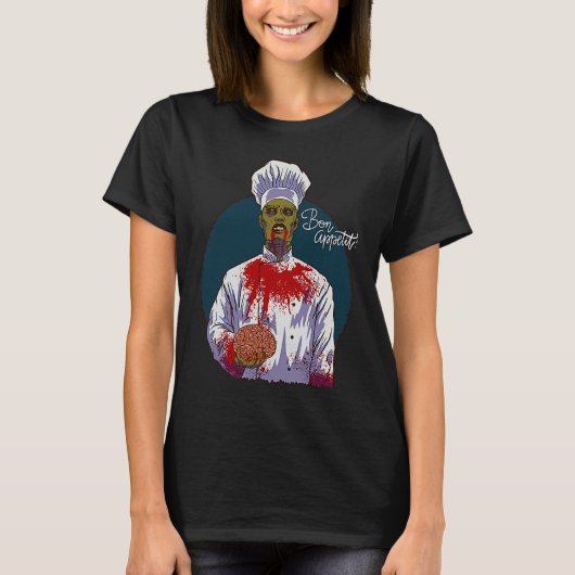 CHEF Halloween  ZOMBIE CHEF T-Shirt (Vorderseite)