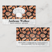 Chef Hat | Brezel und Brot Visitenkarte (Vorne/Hinten)