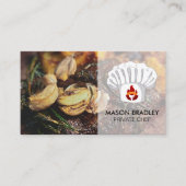 Chef Hat | Steak Mushrooms Visitenkarte (Vorderseite)