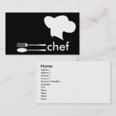 Chef Hat Visitenkarte (Vorne/Hinten)