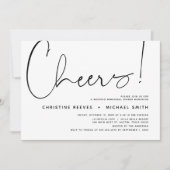 Chef, Hochzeit Probe Dinner Einladung (Vorderseite)