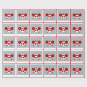 Chef Holiday Geschenke Wrapping Papier Geschenkpapier (Flach)