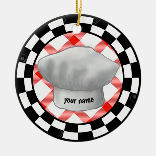 Chef Hut Ornament (Vorne)
