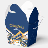 Chef in Blau, Weiß und Gold Geschenkschachtel (Offen)