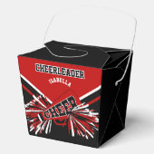 Chef in Rot, Weiß und Schwarz Geschenkschachtel (Vorderseite)