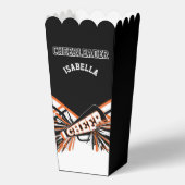 Chef in Schwarz, Weiß und Orange Geschenkschachtel (Vorderseite)