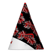 Chef in Schwarz, Weiß und Rot Partyhütchen (Rechts)