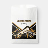 Chef in Weiß, Gold und Schwarz Geschenktütchen (Vorderseite)