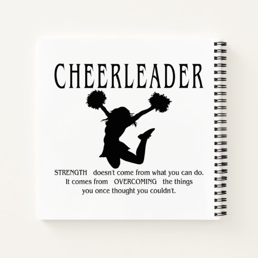 Chef inspirierendes Zitat Notizblock (Rückseite)