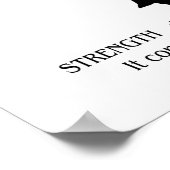 Chef inspirierendes Zitat Poster (Ecke)