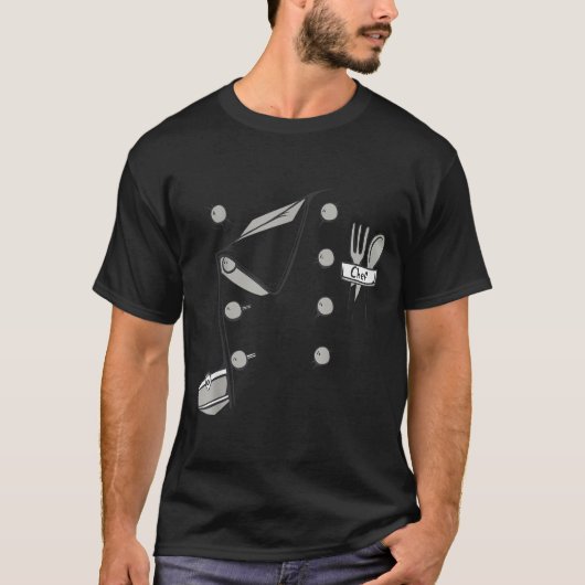 Chef Jacket Chef Costume Cook Cooking Funny Chef G T-Shirt (Vorderseite)
