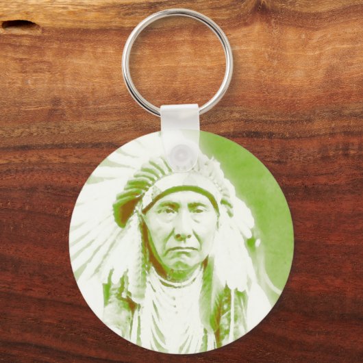 Chef Joseph Native American Leader Schlüsselanhänger (Vorderseite)