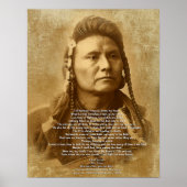 Chef Joseph von Nez Perce Poster (Vorne)