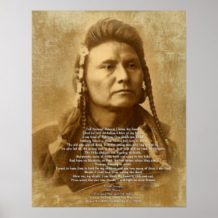 Chef Joseph von Nez Perce Poster