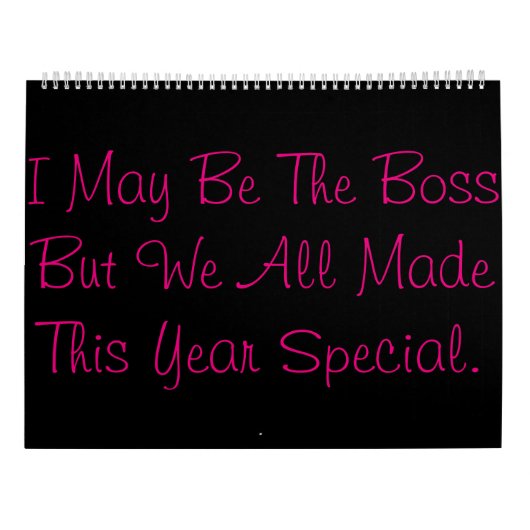 Chef-Kalender Kalender (Rückseite)