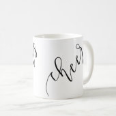 Chef - Kalligrafie-Design - Tasse (VorderseiteRechts)