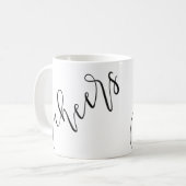 Chef - Kalligrafie-Design - Tasse (Vorderseite Links)