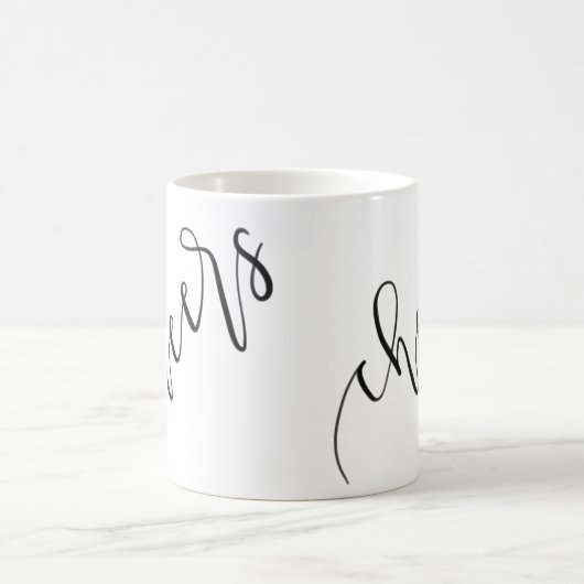 Chef - Kalligrafie-Design - Tasse (Mittel)