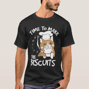 Chef Katze Zeit zum Backen von Keksen 1 T-Shirt